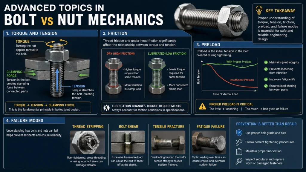 Advanced Topics in Bolt vs Nut Mechanics