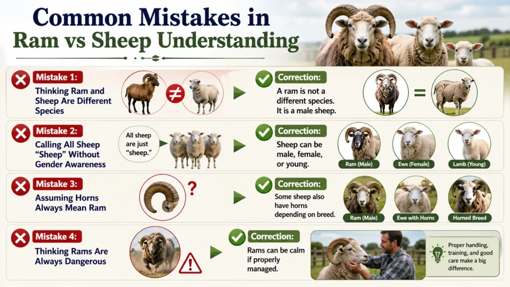 Common Mistakes in Ram vs Sheep Understanding