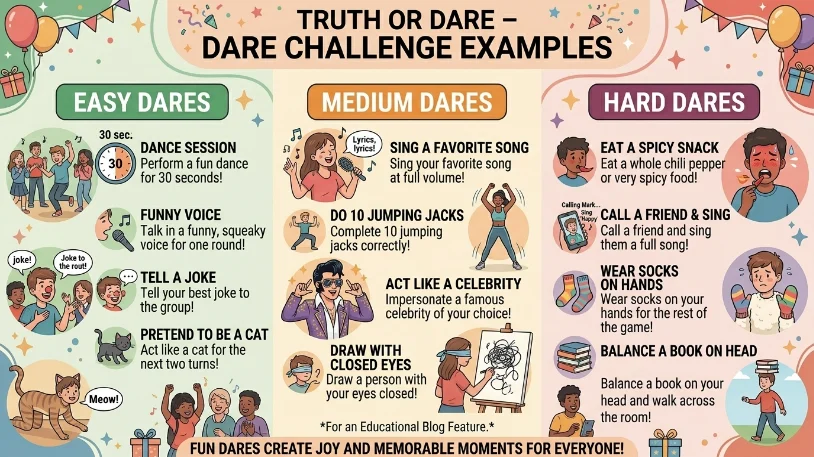 Dare Challenge Examples