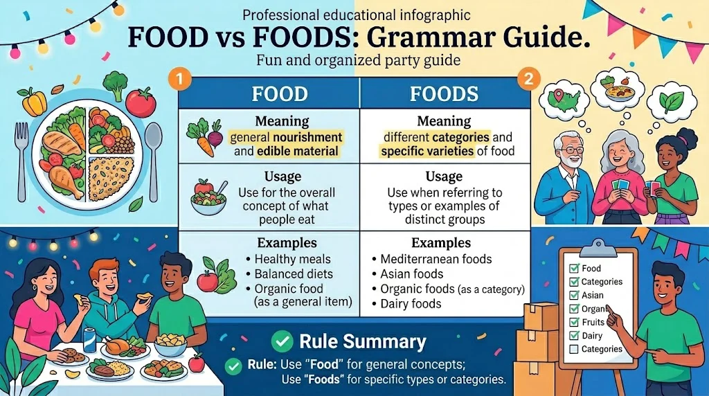 Quick Answer About Food or Foods