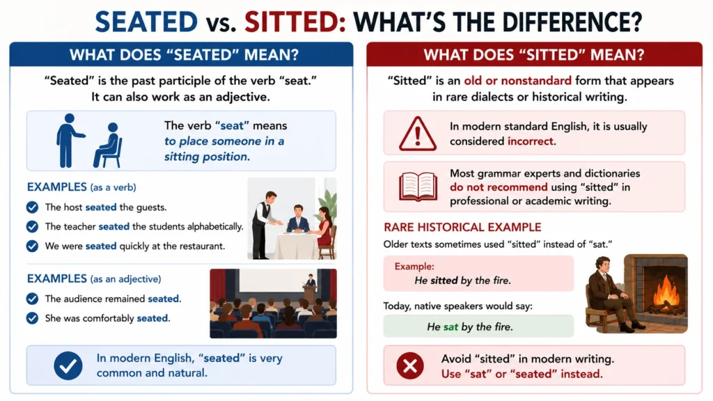What Does “Seated” Mean?