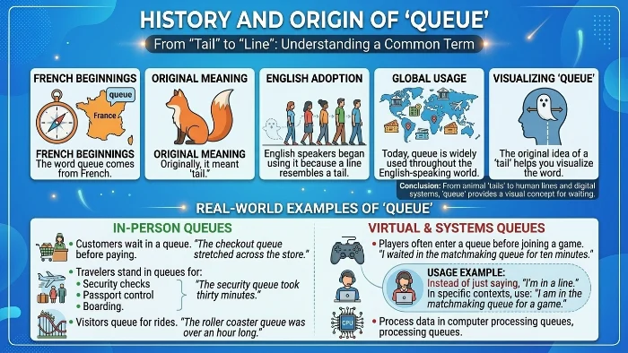 History and Origin of Queue