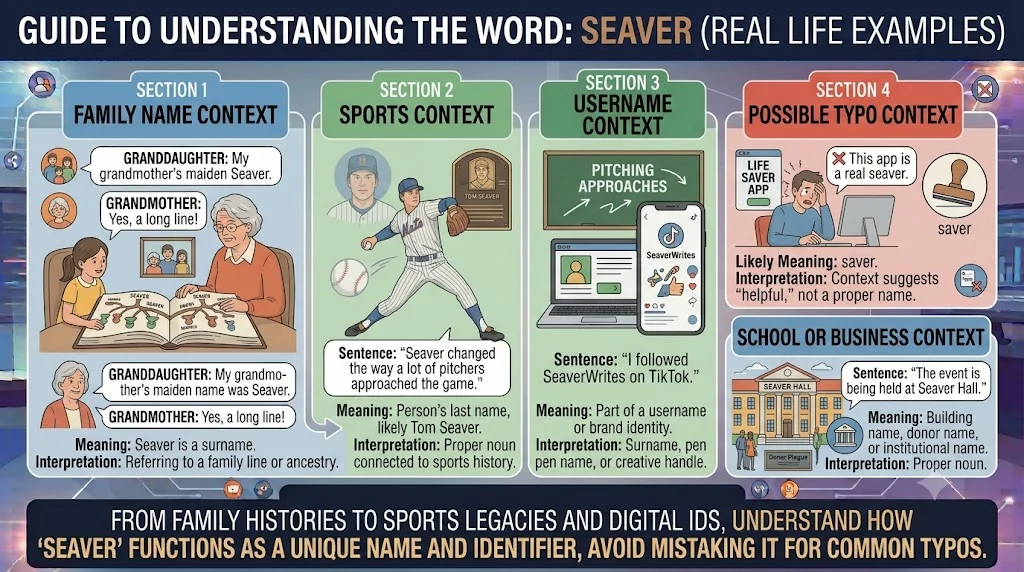 Real Life Examples of Seaver Meaning in Sentences