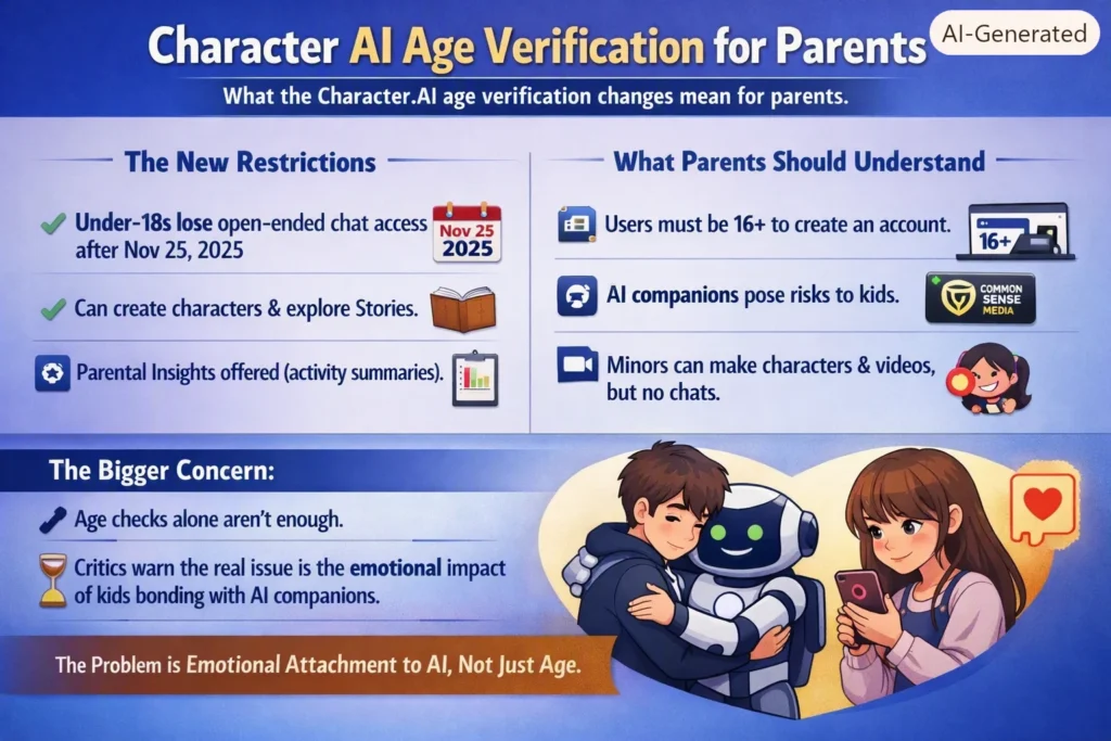 What the Character AI Age Verification Means for Parents