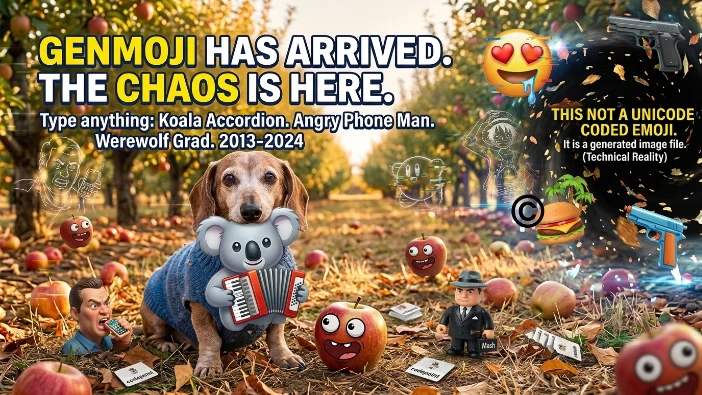 Apple's Own AI: Genmoji and the Chaos Begins