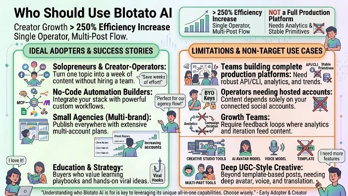 Who Should Use Blotato AI