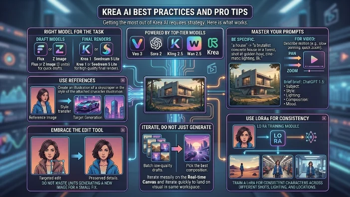 Krea AI Best Practices and Pro Tips