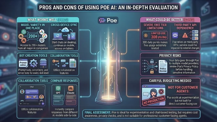 Pros and Cons of Using Poe AI