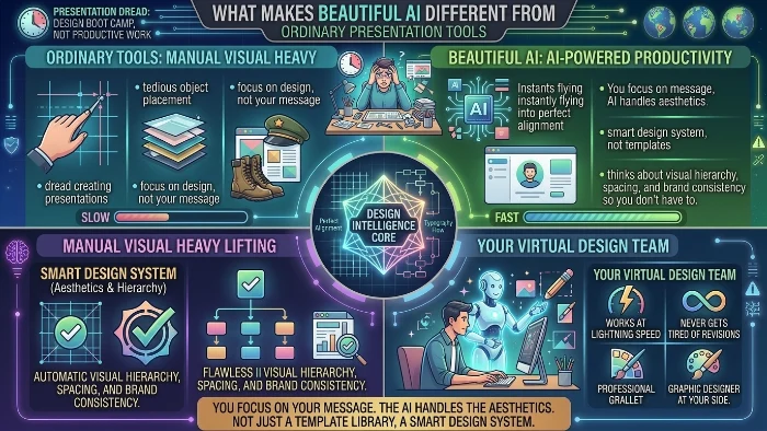 What Makes Beautiful AI Different from Ordinary Presentation Tools
