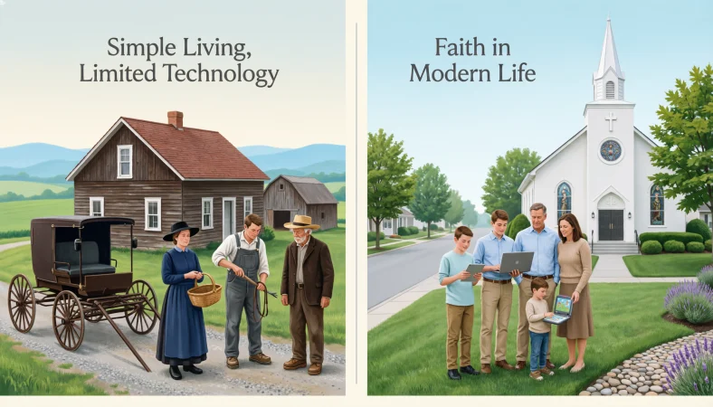 amish vs mormon
