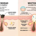 blackheads vs whiteheads