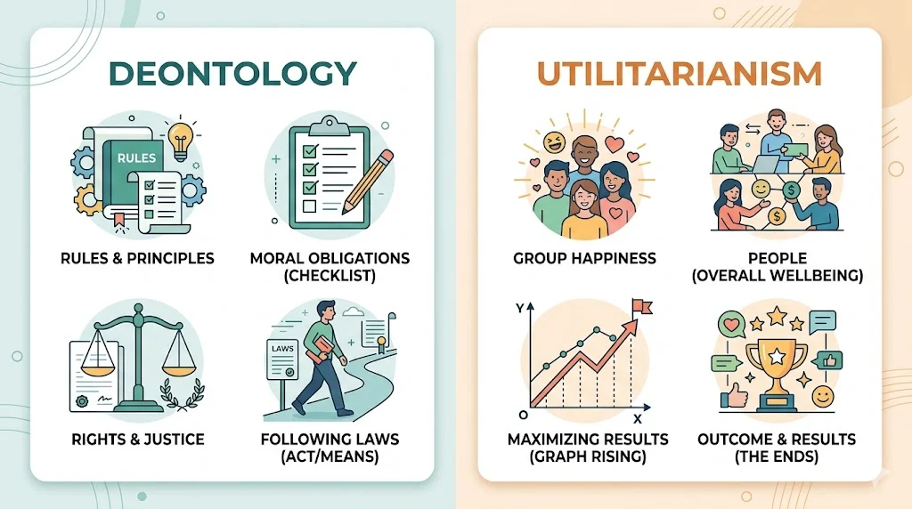 deontology vs utilitarianism