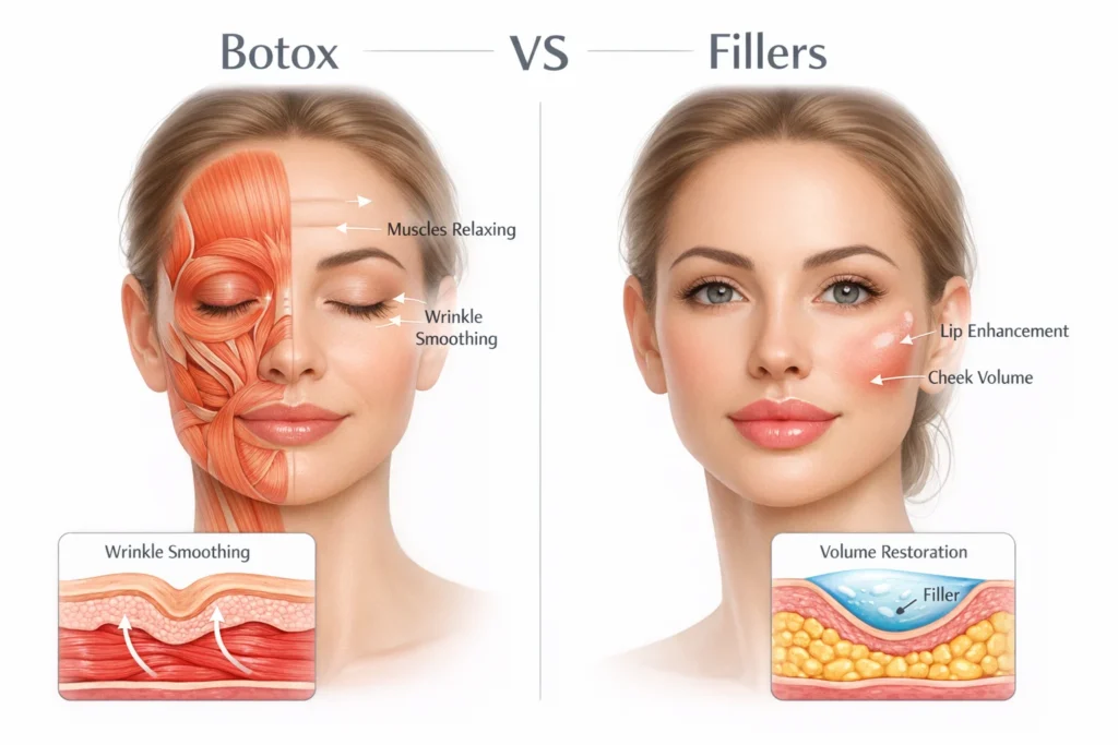 fillers vs botox