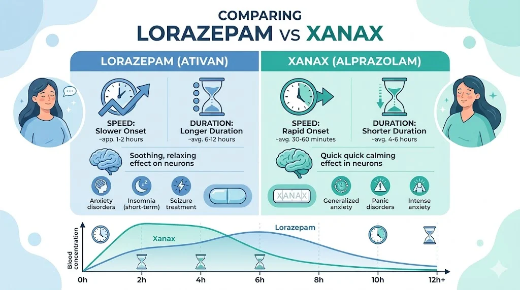 lorazepam vs xanax