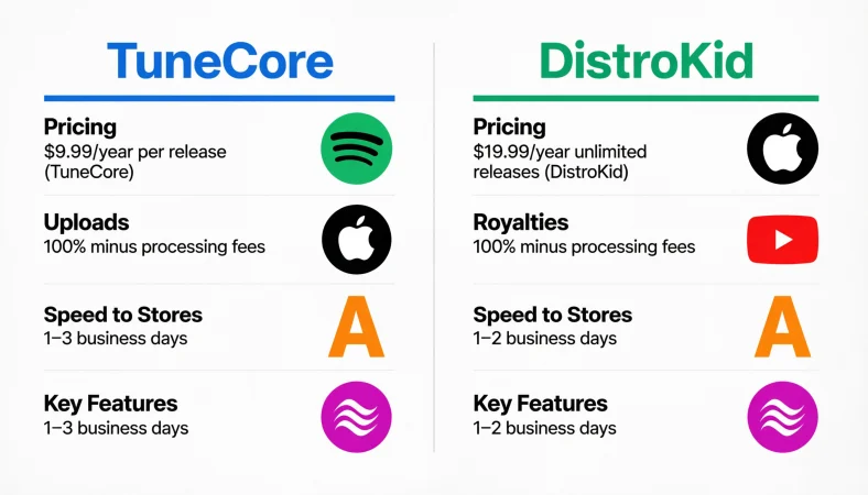 tunecore vs distrokid