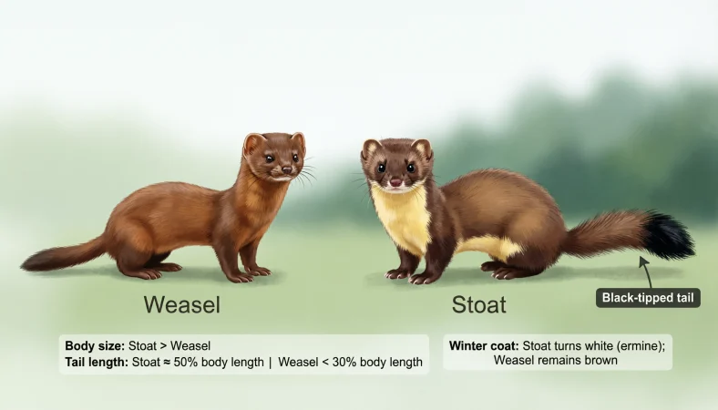 weasel vs stoat