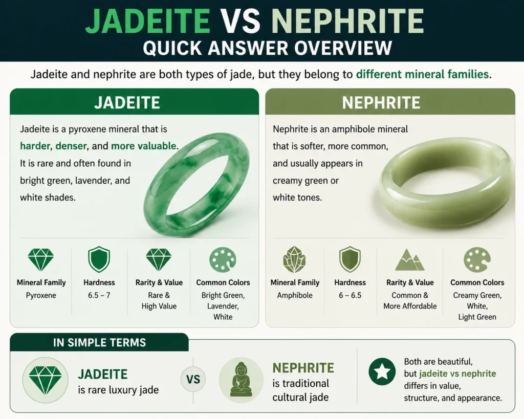 Quick Answer Overview of Jadeite vs Nephrite