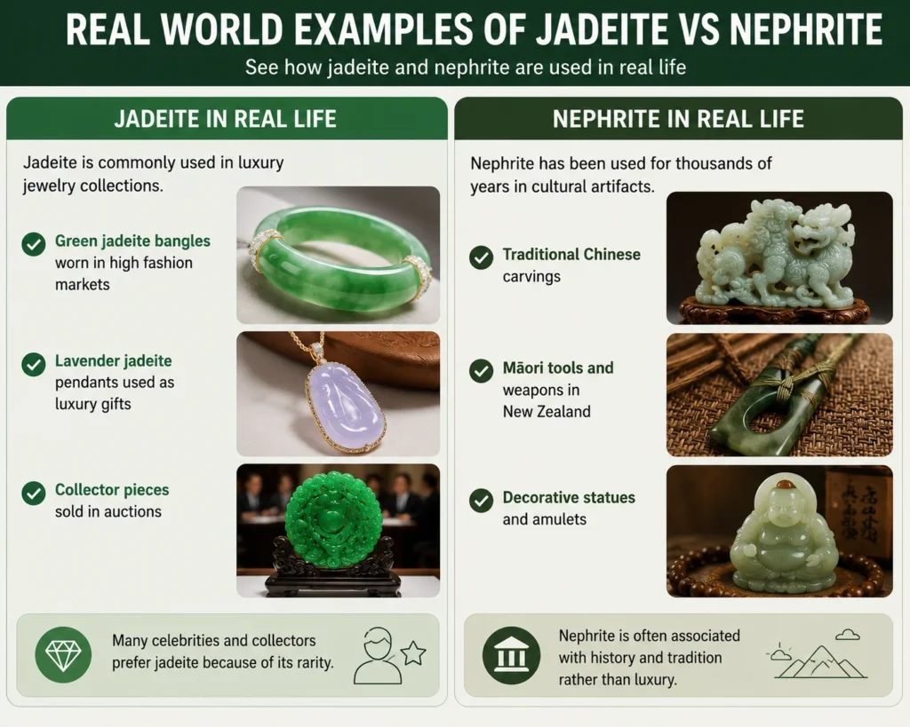 Real World Examples of Jadeite vs Nephrite