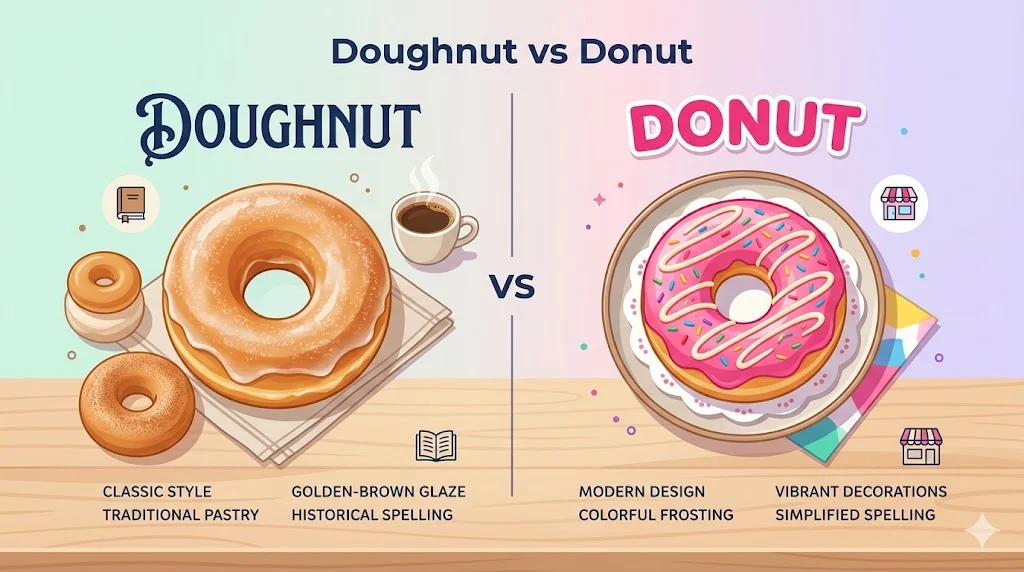 donut vs doughnut