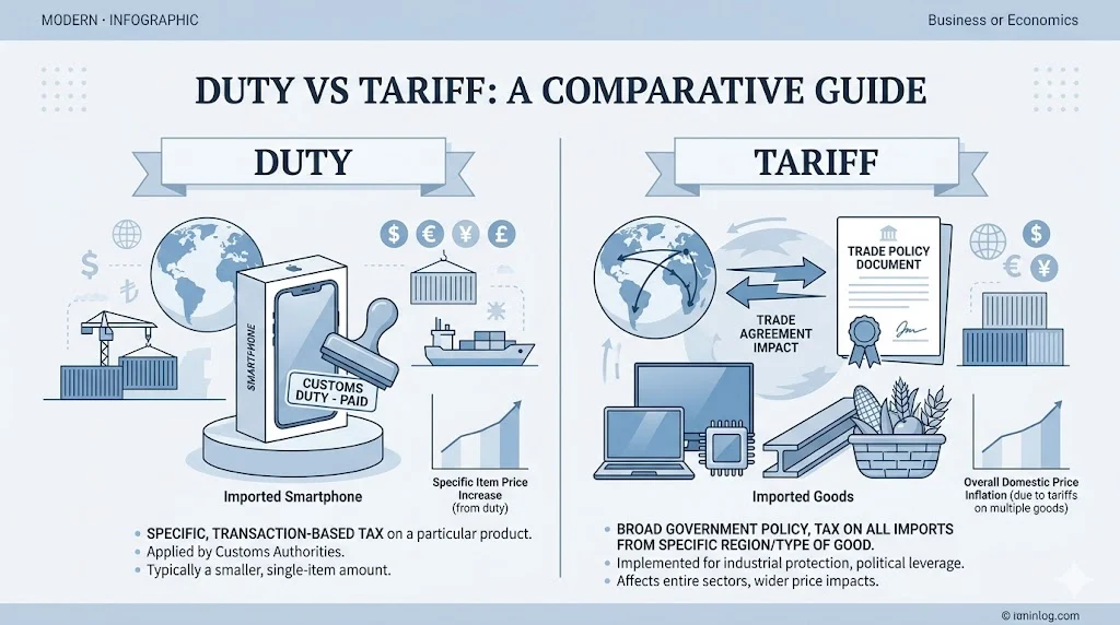 duty vs tariff
