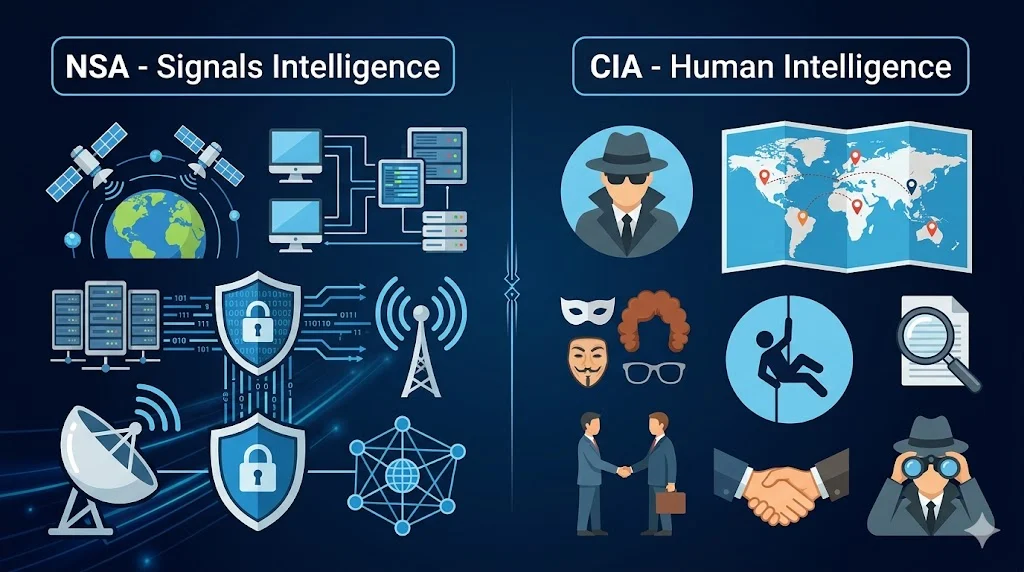 nsa vs cia