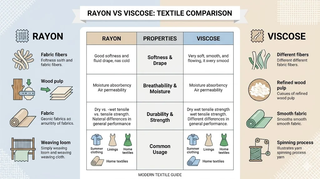 rayon vs viscose
