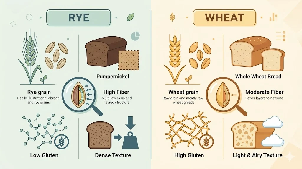 rye vs wheat