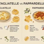 tagliatelle vs pappardelle
