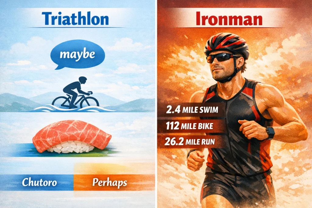 triathlon vs ironman