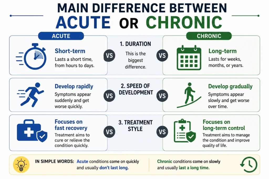 Main Difference Between Acute or Chronic