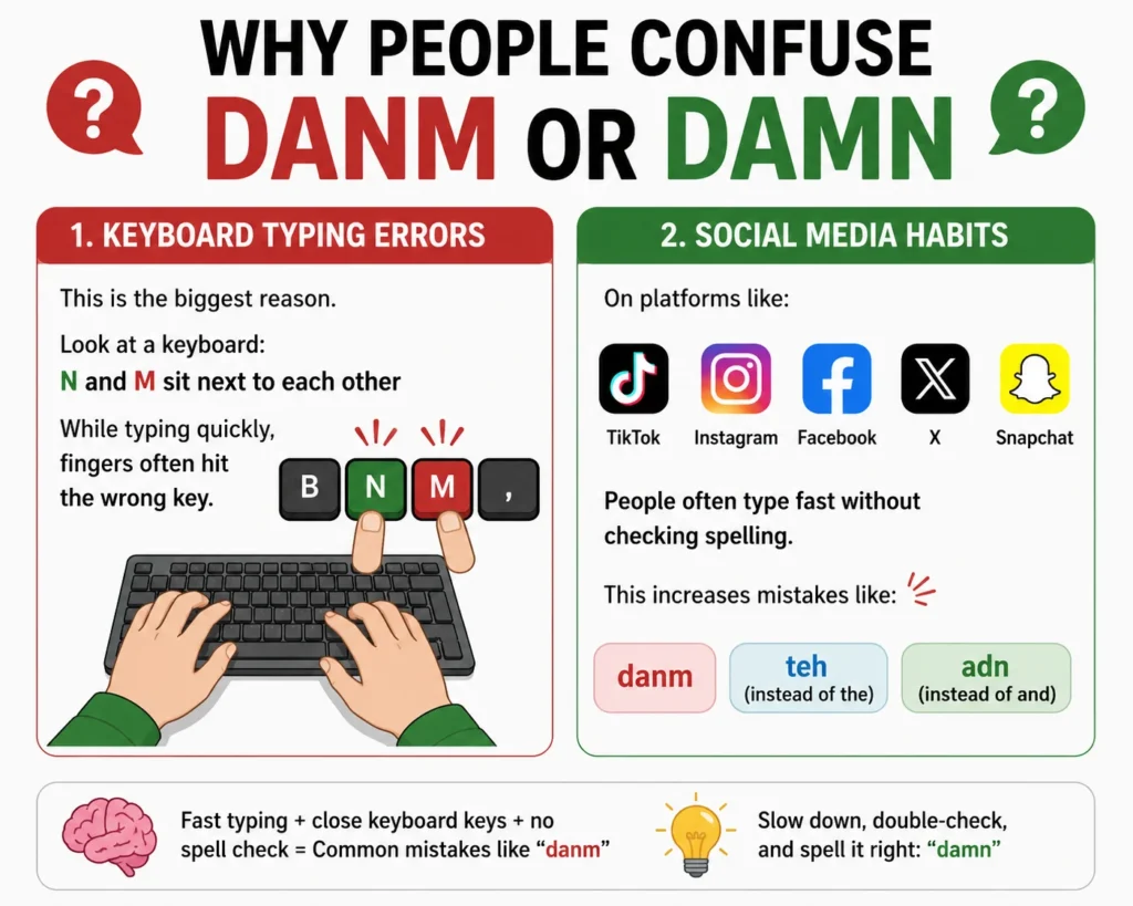 Why People Confuse Danm or Damn