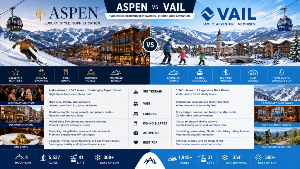 aspen or vail