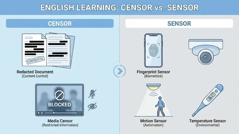 censor or sensor