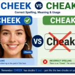 cheek or cheak