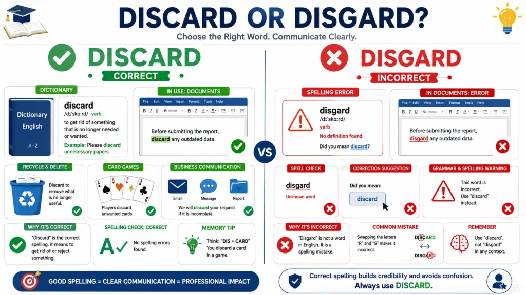discard or disgard