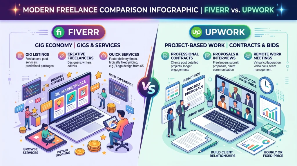 fiverr or upwork