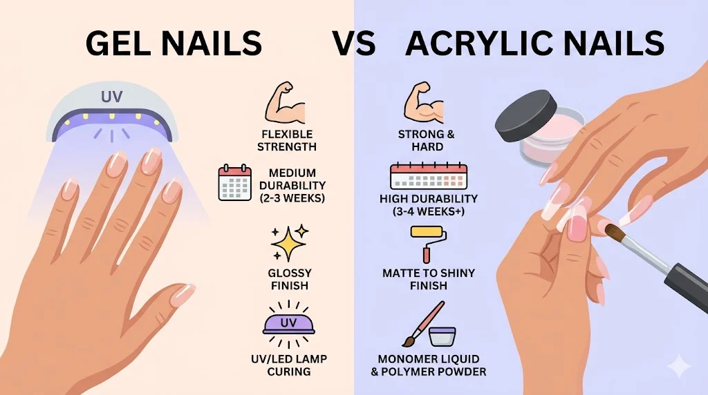 gel vs acrylic