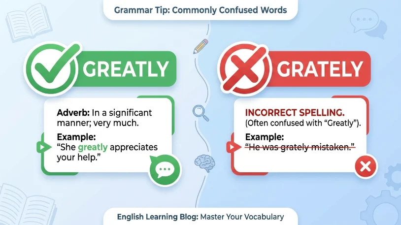 greatly or grately