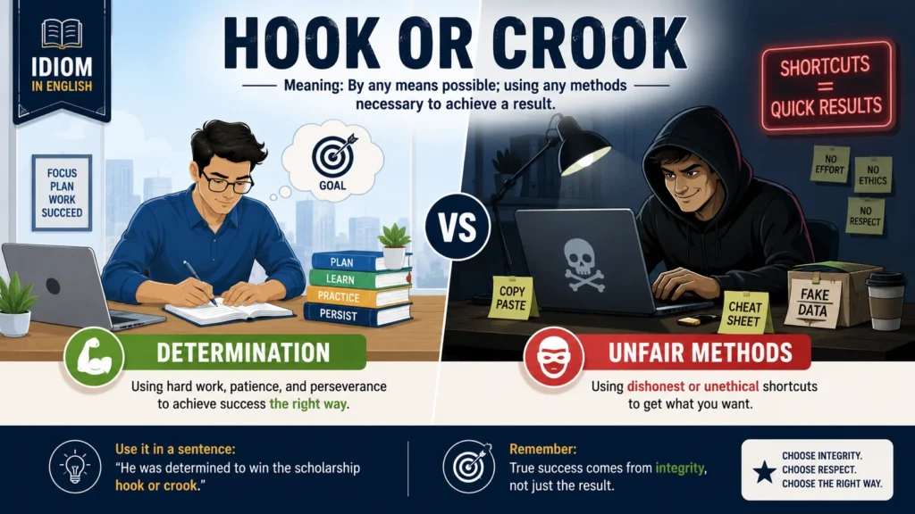 hook or crook