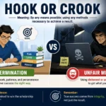hook or crook