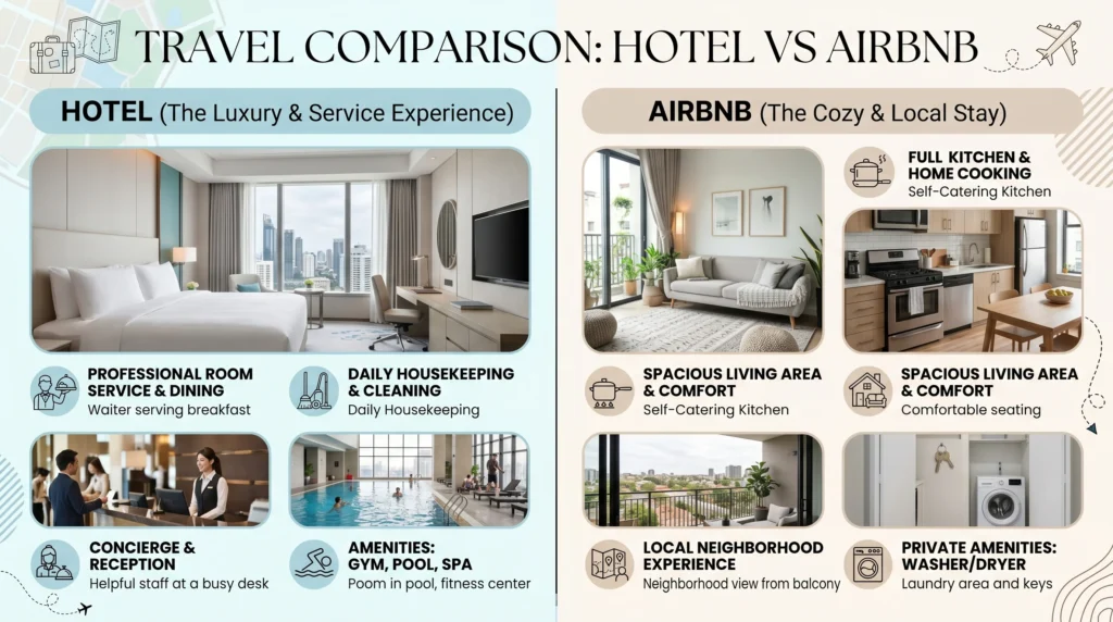 hotel or airbnb