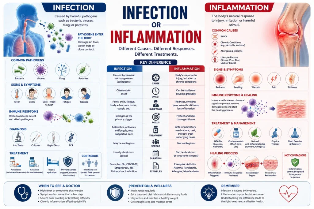 infection or inflammation