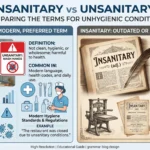 insanitary or unsanitary