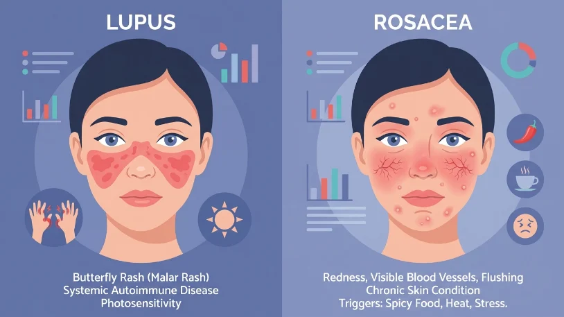 lupus or rosacea
