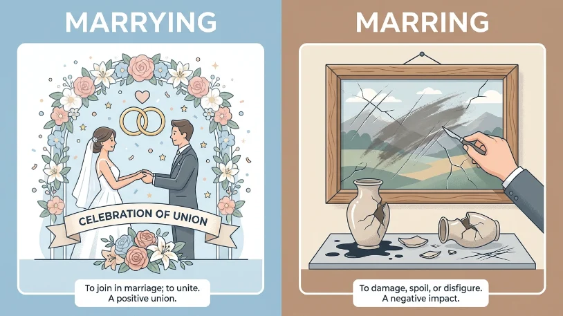 marrying or marring