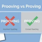 prooving or proving