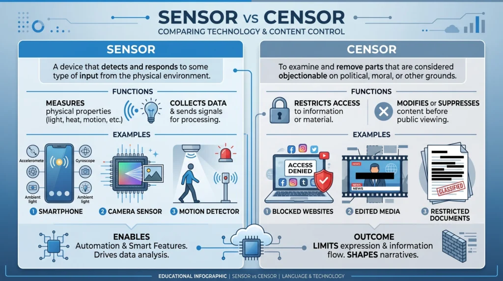 sensor or censor