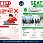 sitted or seated