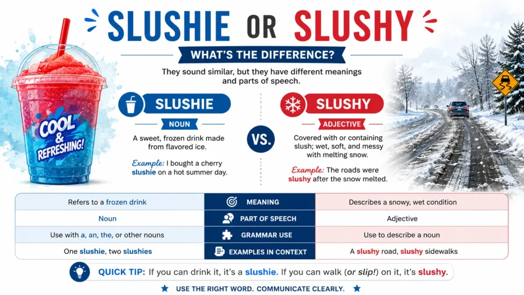 slushie or slushy