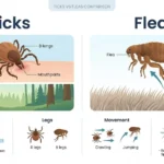 ticks vs fleas